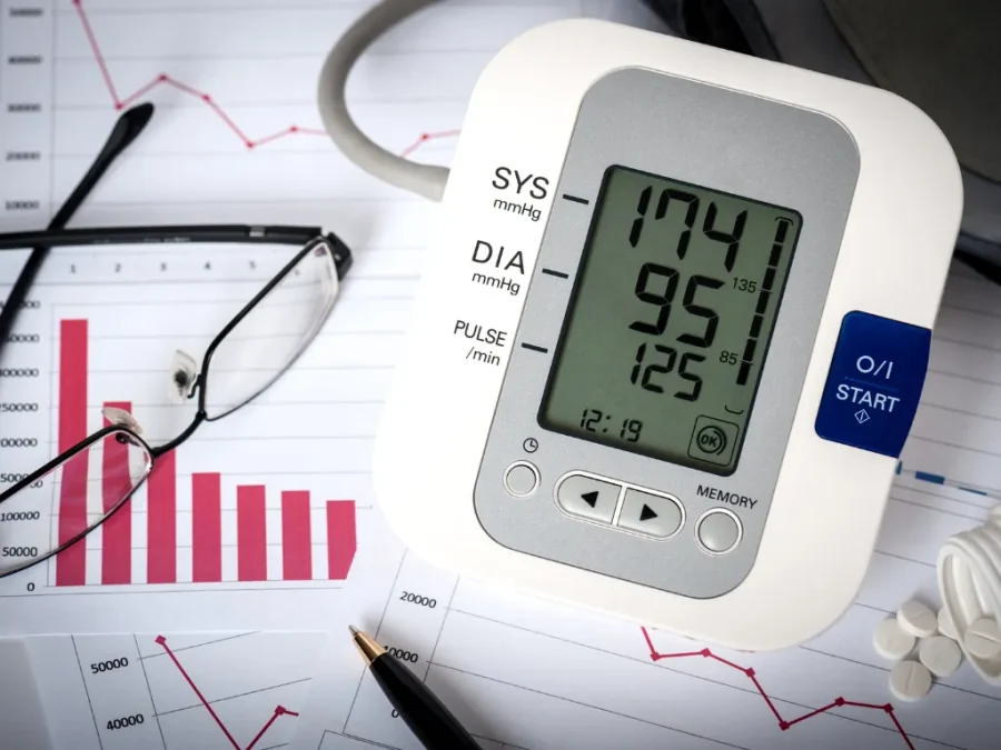 高血圧の方の数値と分析レポート