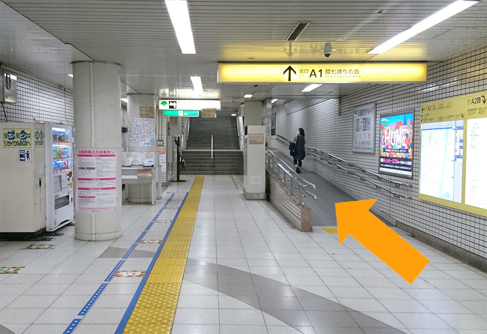 写真：都営新宿線一之江駅改札